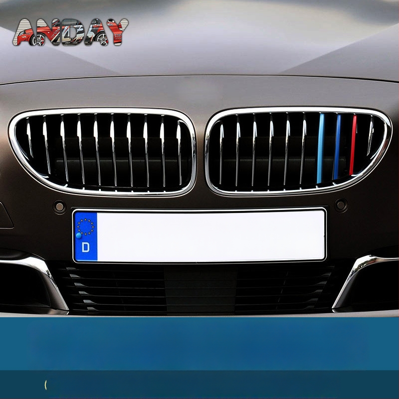 BMW grotinė dekoratyvinė juosta su trimis spalvomis ir snap-on sagtimi – ABS, suderinama su E60, 1/2/3/5 serijomis ir X1–X7, 8 Series