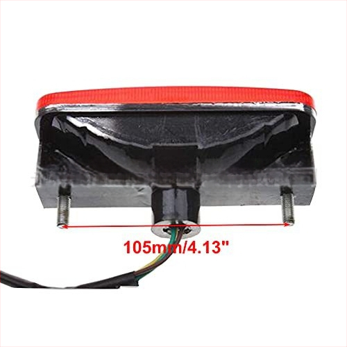 Motociklo galinio žibinto FC50 Beat, modelis J065-001, 12V, plastikinis korpusas, didelis ryškumas