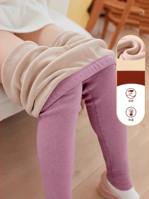 Naiste termilised legginid flisiga, sisetisega, õmblusteta, kõrge elastusega, paksud ja soojad, polüester-spandex segu 70–80%