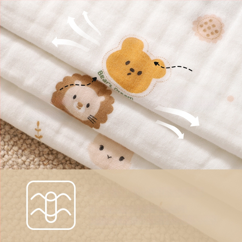 Soft Yun Kūdikio be rankovių miego maišas iš medvilnės vasariškai lengvas anti-kick