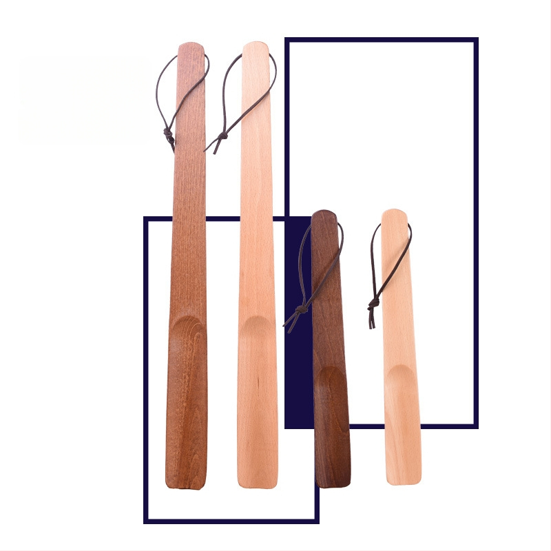 Medinis ilgo rankenos batų įrankis, tiesus dizainas, namų naudojimui; medžiaga: masyvas; prekės ženklas Li can