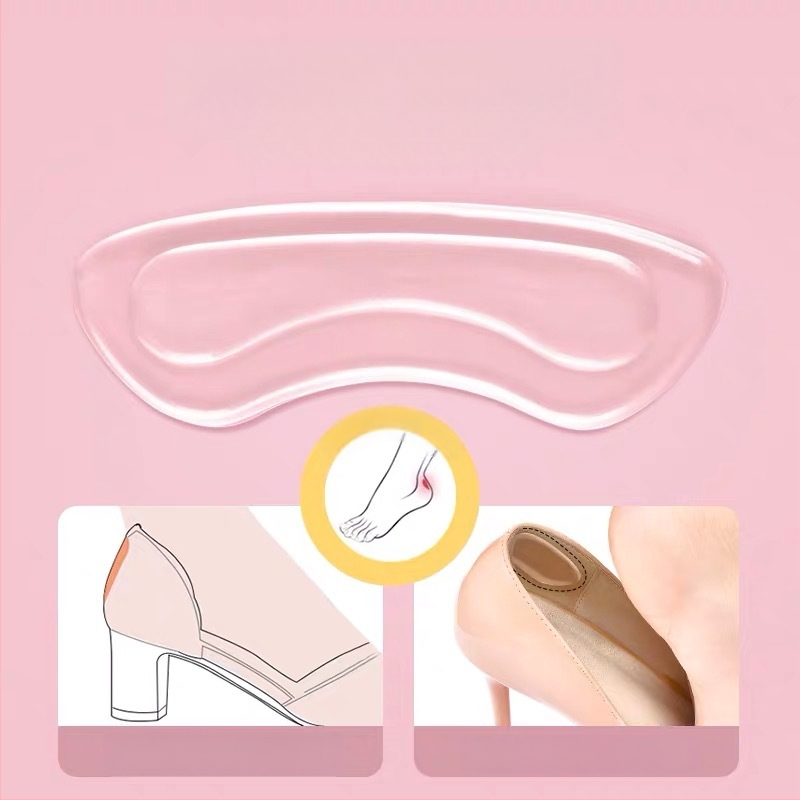 4D prozirni ulošak za petu – zaštita od habanja, pogodan za tenisice, kožne cipele, čizme, sandale, svakodnevne i radne cipele, za sve sezone