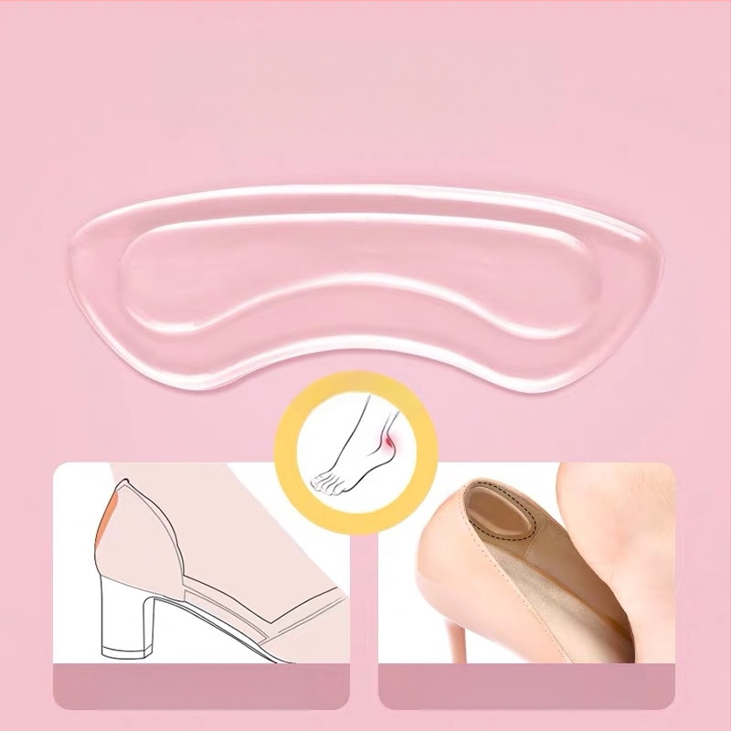 4D prozirni ulošak za petu – zaštita od habanja, pogodan za tenisice, kožne cipele, čizme, sandale, svakodnevne i radne cipele, za sve sezone