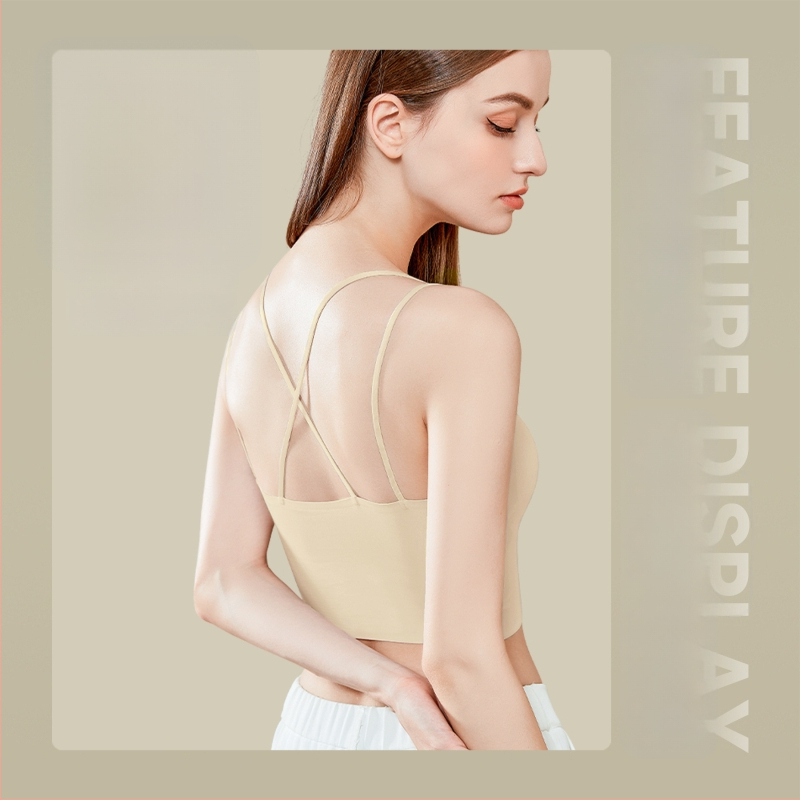 Rinnahoidja wrap/tube top – hingav, õmblusteta selja, plah ploni vormitud kausid, nailon, vöö pikkus