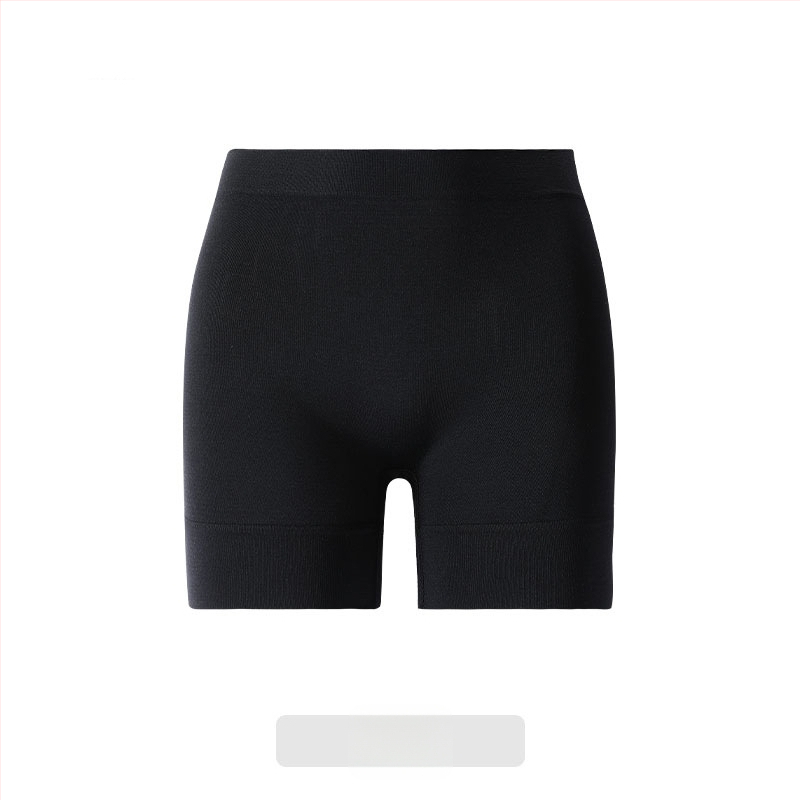 Moterų saugos kelnaitės su aukštu juosmeniu, be siūlių, anti-ekspozicija, nailonas, vienoje dalyje leggings ir šortai