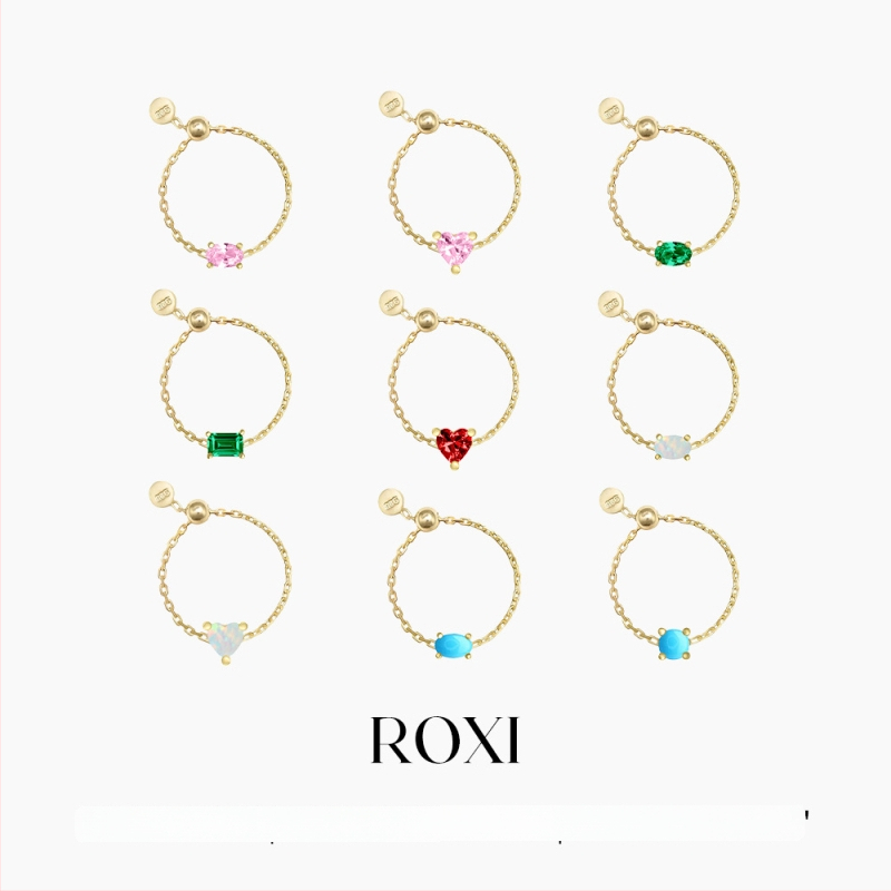 Romad S925 sidabras atviras reguliuojamas žiedas su cirkono įdėklu – geometrinis dizainas, unisex