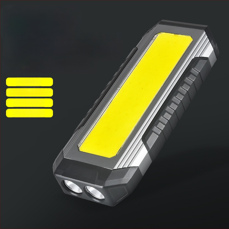 LED pracovné svetlo s COB svetelným zdrojom, USB nabíjanie, magnet, telo z hliníkovej zliatiny, IP6 ochrana