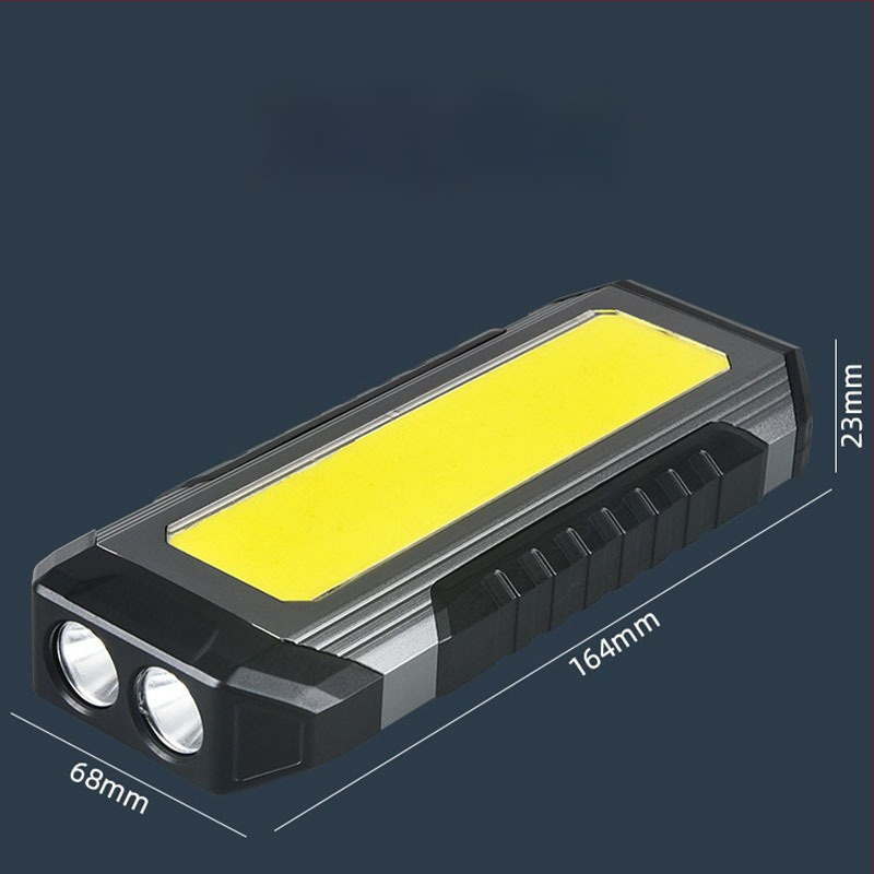 LED pracovné svetlo s COB svetelným zdrojom, USB nabíjanie, magnet, telo z hliníkovej zliatiny, IP6 ochrana
