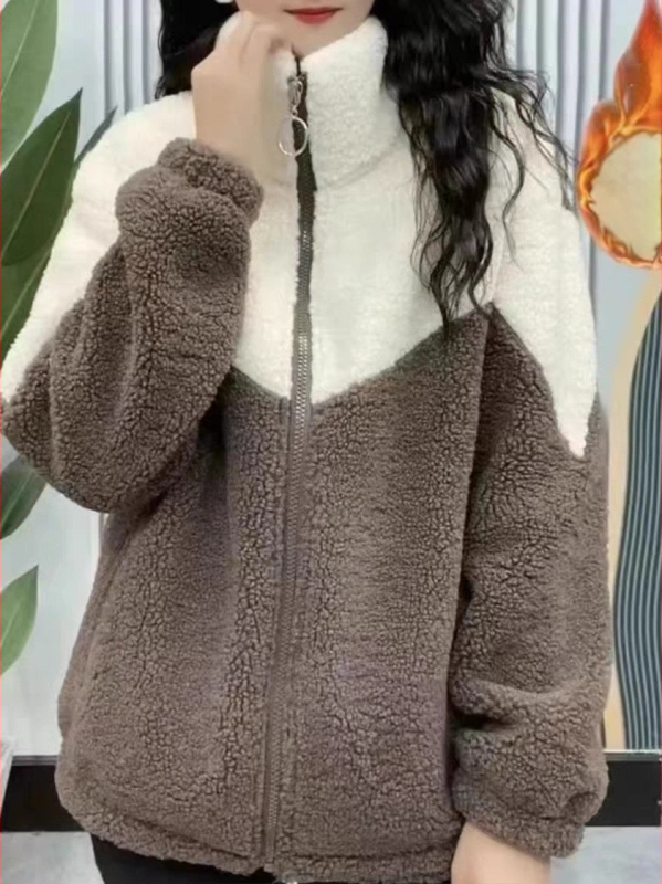 Női középhosszú polár fleece dzseki, laza szabású, álló gallér, cipzárral, hosszú ujjú; anyag: polár fleece; fő anyag: acetát 70–80%