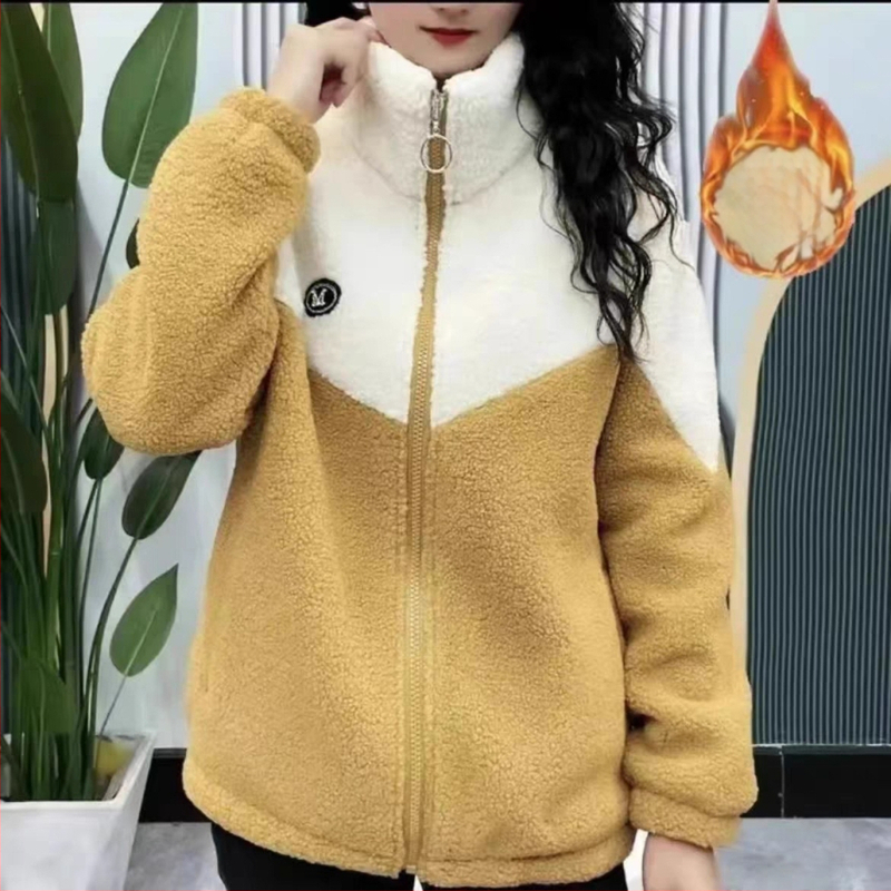 Női középhosszú polár fleece dzseki, laza szabású, álló gallér, cipzárral, hosszú ujjú; anyag: polár fleece; fő anyag: acetát 70–80%