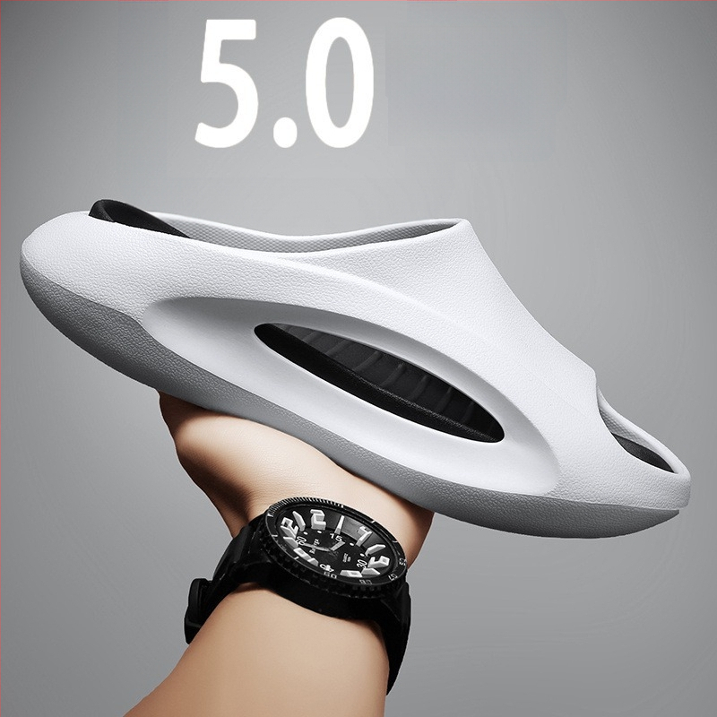 Vyrų sandalai su neslidžia storu padu, EVA viršus ir EVA padas, injekcinė konstrukcija