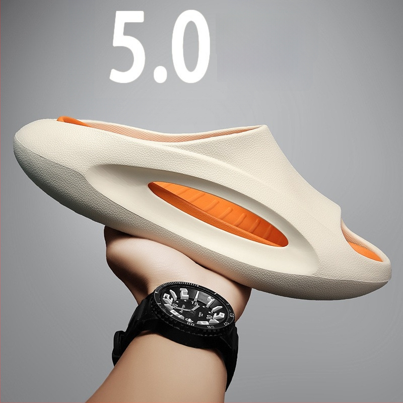 Vyrų sandalai su neslidžia storu padu, EVA viršus ir EVA padas, injekcinė konstrukcija