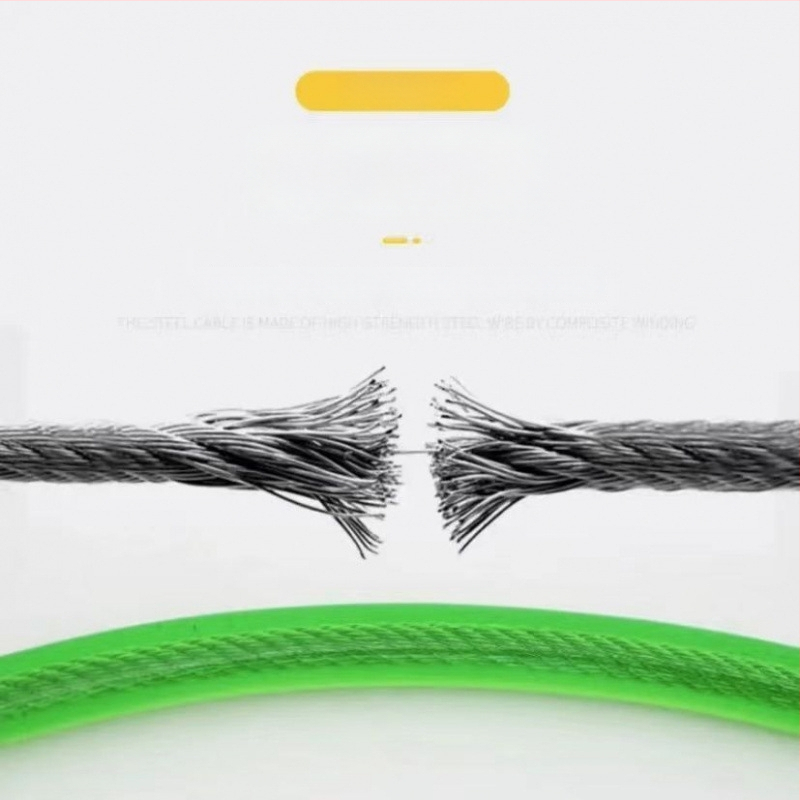 Daugiafunkcinis plieno kabelinis užraktas dviratėms, elektromobiliams ir namų durims, apsauga nuo pjaustymo ir vagystės.