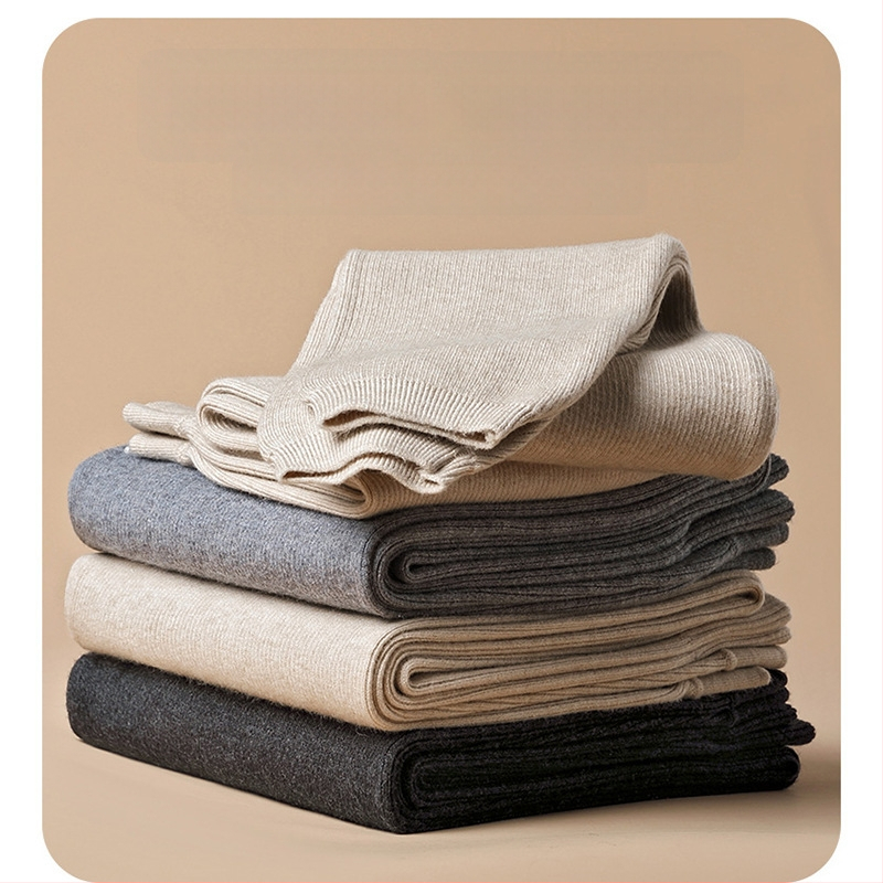 Unisex vilnos termo kelnes, aukštos juosmens su elastiniu dizainu, vidutinio svorio 181–200 g/m², vienos spalvos