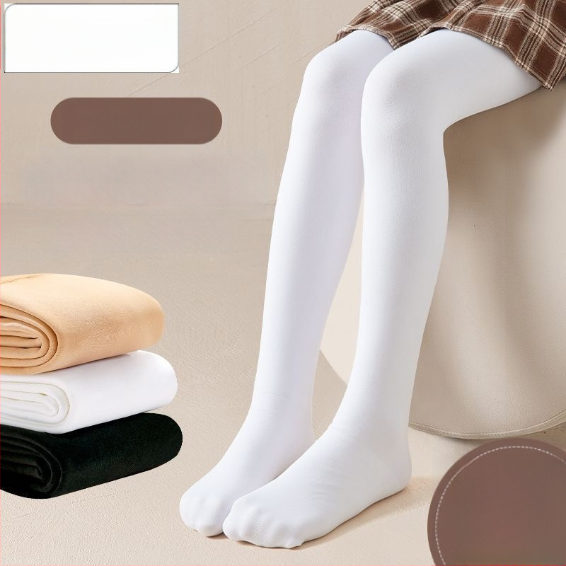 Bērnu deju zeķubikses ar flisa oderi un biezāku neilona audumu, elpojošas un sviedru uzsūcošas