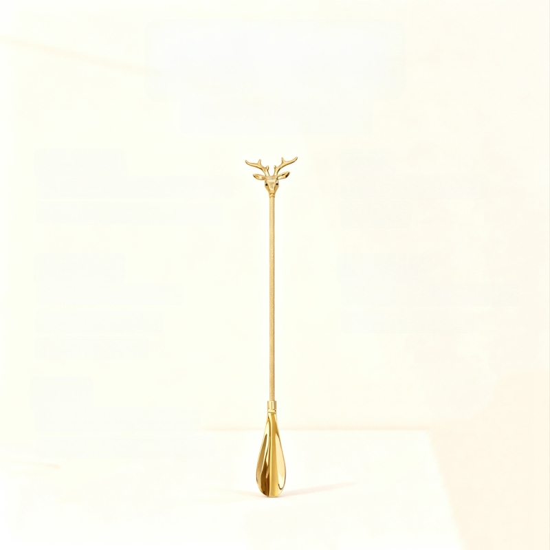 Lineng Xb-5088 obućarska štaka — europskog stila, dugi držač, mesing materijal, bez savijanja