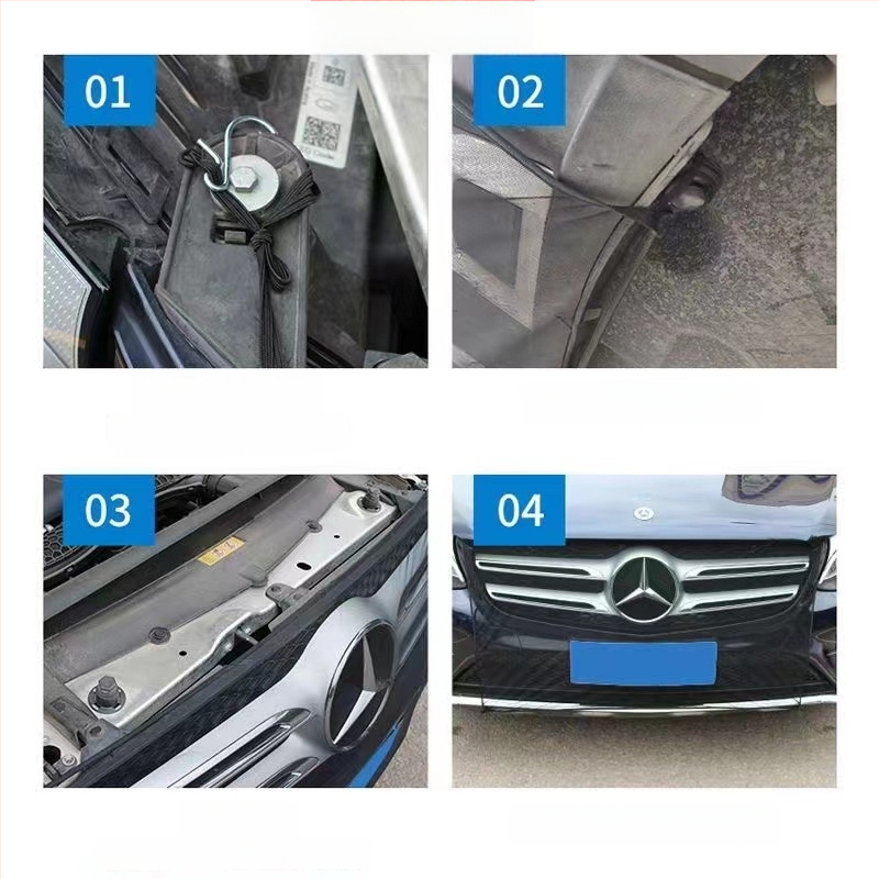 Automobilio variklio priešinsektinis apsauginis tinklas centrinei grožei, tinklelis, matmenys 113×75 cm, suderinamas su visais modeliais