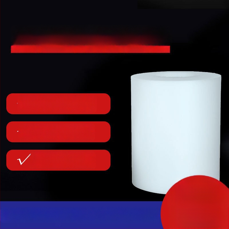 Ultragarsinio sujungimo plastmasos paviršių apsauginė plėvelė, sintetinis fluoro materialas, be klijų, branduolys iš popieriaus/plastiko, 50% permatomumas