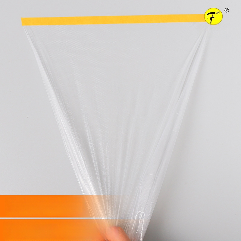 Foster jednokratna zaštitna maskirajuća folija za bojanje, debljine 0,6 mm, osnovni papir japanskog papira, kristalno ljepilo, proziran zaštitni film protiv prašine za kućnu dekoraciju