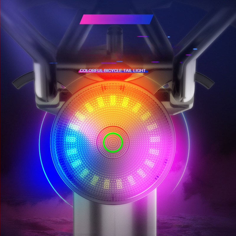 LED zadné svetlo na bicykel so senzorom, 2W, 300mAh, dosah do 50 m, vlastné logo