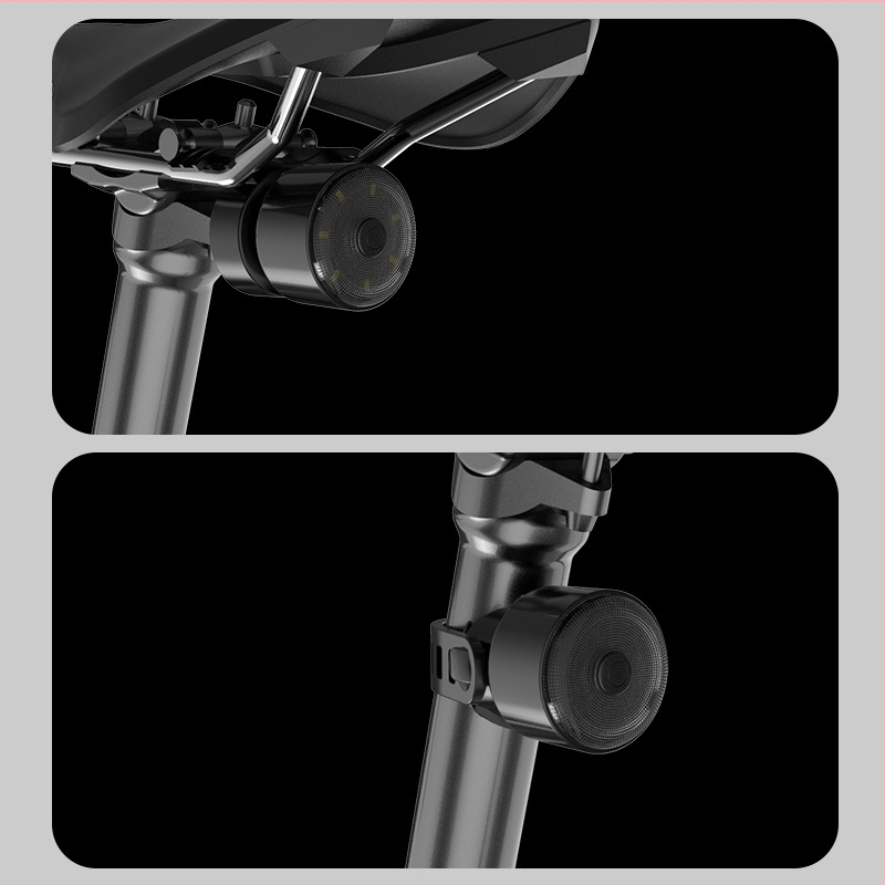 LED zadné svetlo na bicykel so senzorom, 2W, 300mAh, dosah do 50 m, vlastné logo