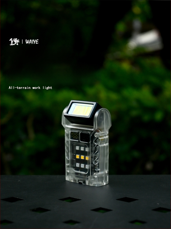 Kempingo COB LED žibintas – nešiojamas, daugiafunkcinis, įkraunamas, 3.7V, 4.44W, mygtuko jungiklis, modelis I-038