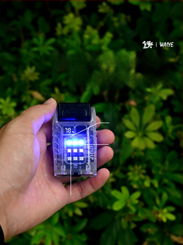 Kempingo COB LED žibintas – nešiojamas, daugiafunkcinis, įkraunamas, 3.7V, 4.44W, mygtuko jungiklis, modelis I-038