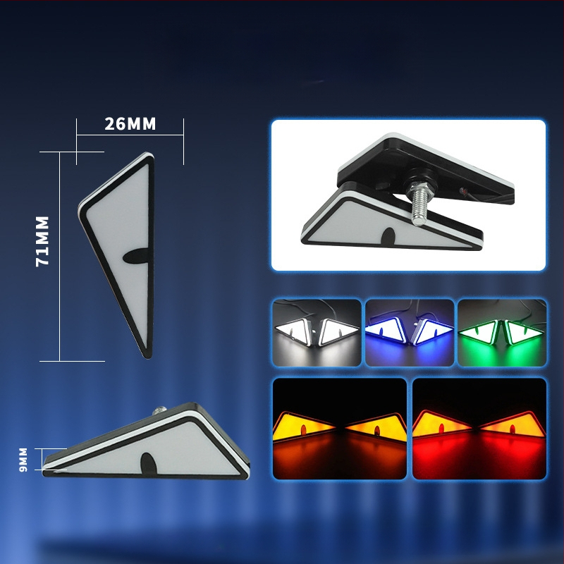 LED motociklo žibintai – 12V, 12W, 1200 lm, IP60, Modelis Imp Eyes