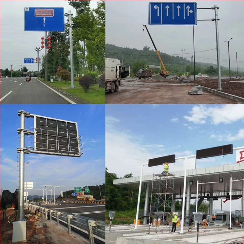 GE Baoli kelių eismo ženklai, karšto panardinimo cinko danga su plastiniu purškimu, lygis: kelių eismo ženklai