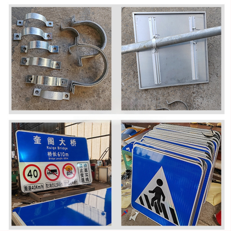 GE Baoli kelių eismo ženklai, karšto panardinimo cinko danga su plastiniu purškimu, lygis: kelių eismo ženklai