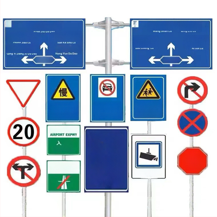 Alumiiniumist kiirteemärk ühe kolonniga cantilever tugiga, kohandatav, peegeldav film reklaamitasemel