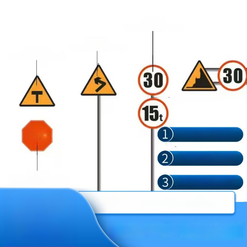 Alumiiniumist kiirteemärk ühe kolonniga cantilever tugiga, kohandatav, peegeldav film reklaamitasemel