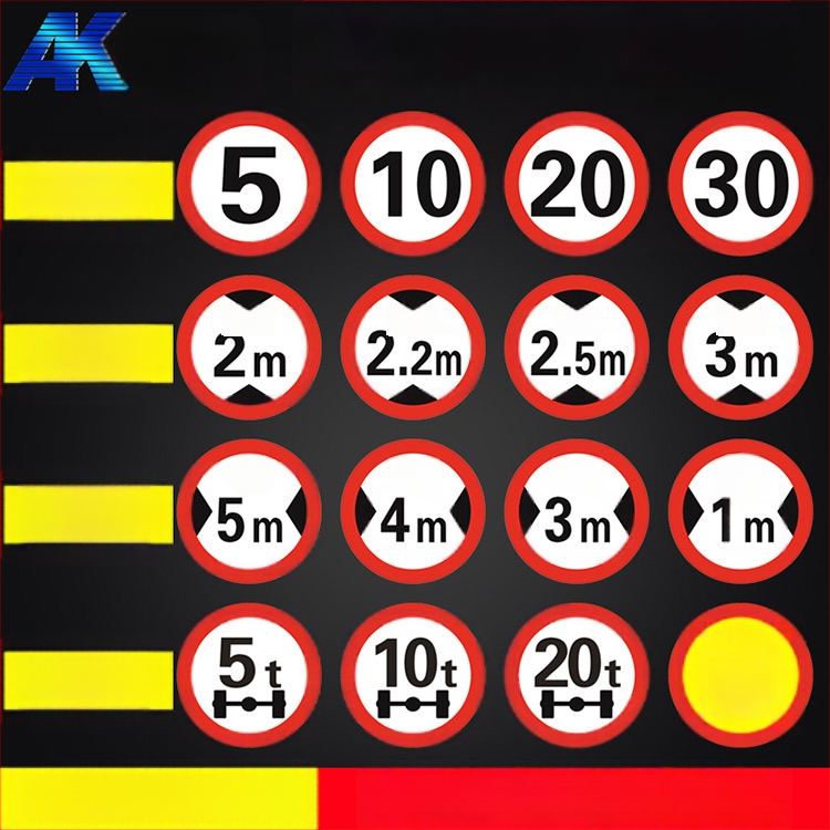 Kiirusepiirangu märk – Anke, liiklusmärkide seeria