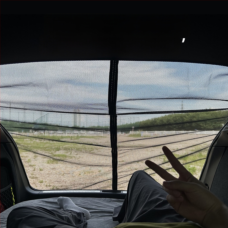 Automobilio bagažinės tinklas nuo uodų SUV/Off‑Road – kemperiams ir saulės apsaugai, Poliesteris, Įėjimas 1 mm, Vielos skerspjūvis: Kitas, Tarnavimo laikas >5 metų