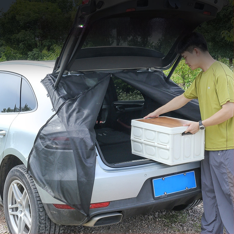 Automobilio bagažinės tinklas nuo uodų SUV/Off‑Road – kemperiams ir saulės apsaugai, Poliesteris, Įėjimas 1 mm, Vielos skerspjūvis: Kitas, Tarnavimo laikas >5 metų