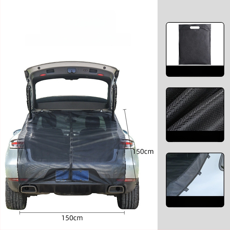 Automobilio bagažinės tinklas nuo uodų SUV/Off‑Road – kemperiams ir saulės apsaugai, Poliesteris, Įėjimas 1 mm, Vielos skerspjūvis: Kitas, Tarnavimo laikas >5 metų