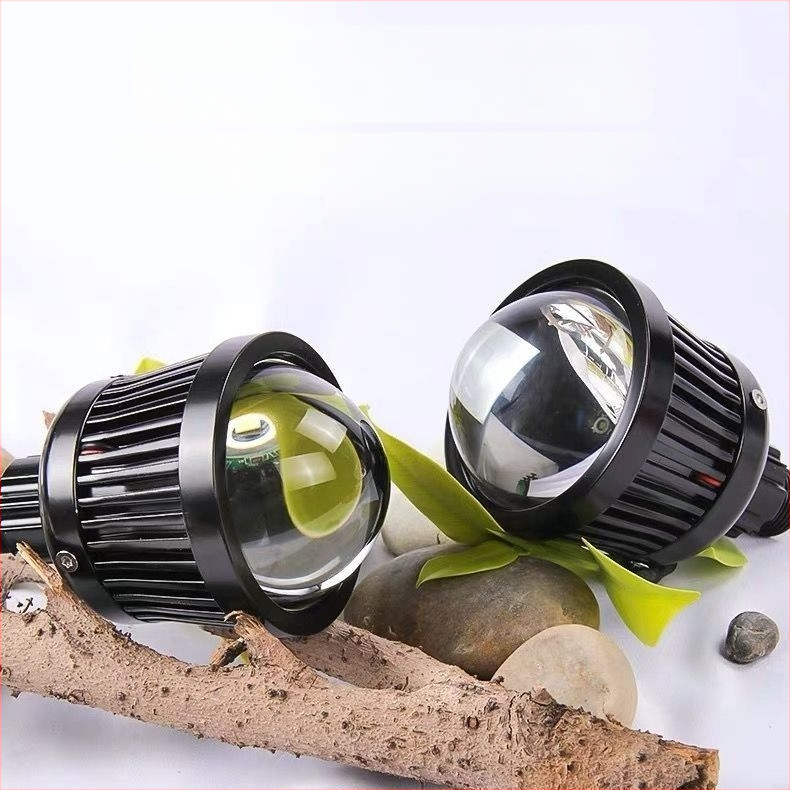 Aukštos galios LED kanonas su LED lęšiu, aliuminio lydinys, 12–24V, 38W, tarnavimo laikas 50 000 valandų