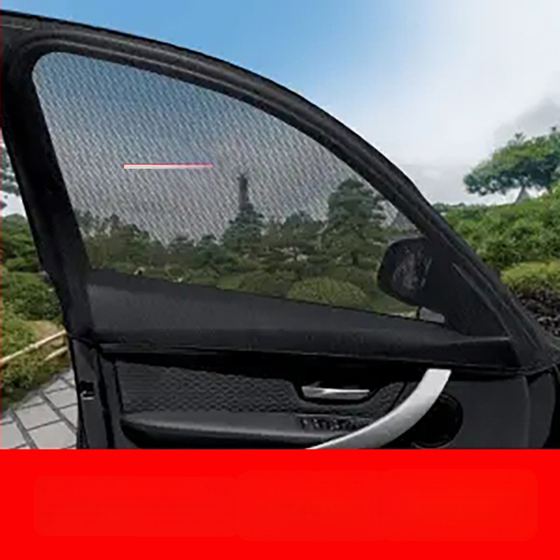 Automobilio lango tinklinis saulės užsklandos su uodų tinklu – kvėpuojantis, skaidrus, pakabinamas tvirtinimas, pritaikomas apdorojimas