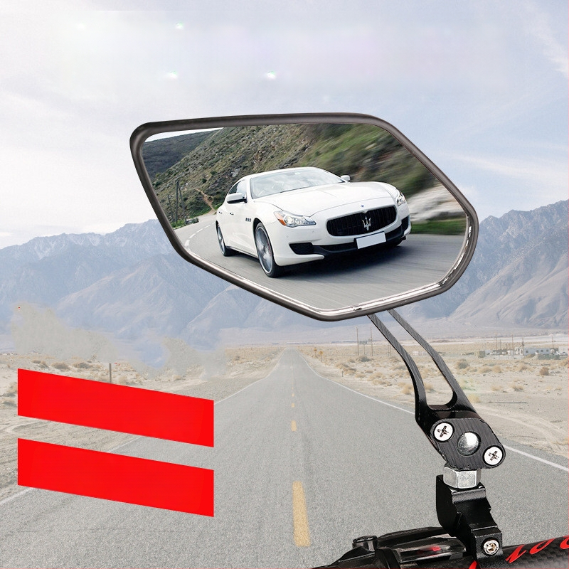 Ratta tagumine vaatepeegel, 360° pöörlemine, alumiiniumist sulam, HD klaaspeegel, lame reflektor