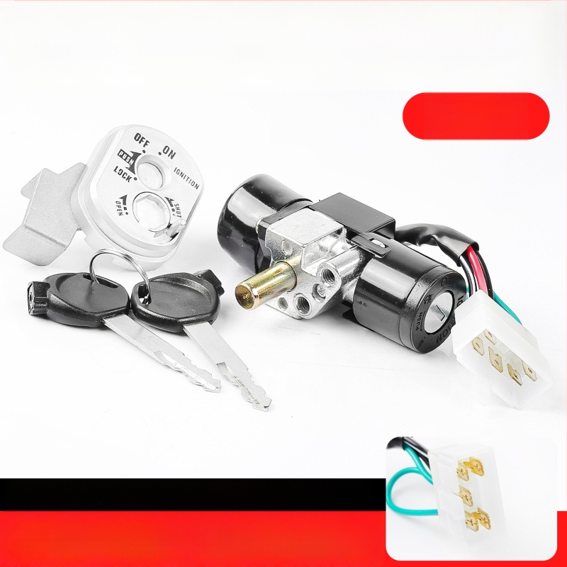 Mojielong Dream Chasing 5-wire motociklų užrakinimo komplektas, pilnas rinkinys, cinko lydinys, ilgas dizainas, atsparus vandeniui