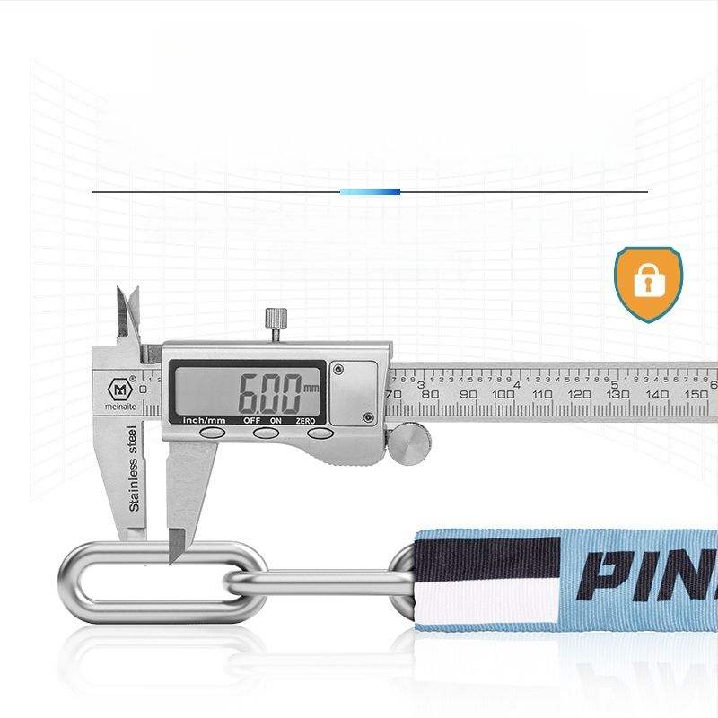 Kombinuotas grandinės užraktas iš lydinio dvirači/elektriniai transporto priemonės/motociklai (Pinnamax; Modeliai Pinn-706 / Pinn-751; Medžiaga: Lydinys; Pritaikymas: Dviračiai/elektriniai transporto priemonės/motociklai)