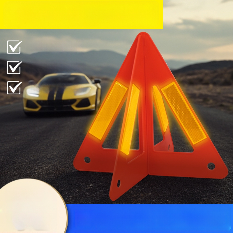 Sulankstomas automobilio įspėjimo trikampis – ABS, Modelis 1571, Kilmė Zhejiang, Pritaikymo sritis: saugos įspėjimas