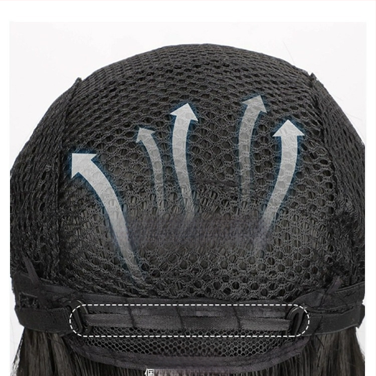 Vyrų COS paruka, trumpa šukuosena, medžiaga: vietinis šilkas, modelis 524, mechaninė konstrukcija, dažymas be kaitinimo, pūkuotas ir natūralus įvaizdis, prekinis ženklas Mera Silk