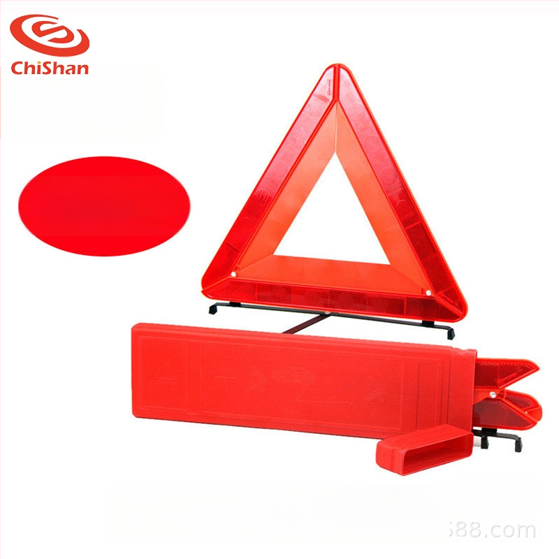Automobilio įspėjimo trikampis, sulankstomas, ABS, atspindintis, tripod stovas, 650 g