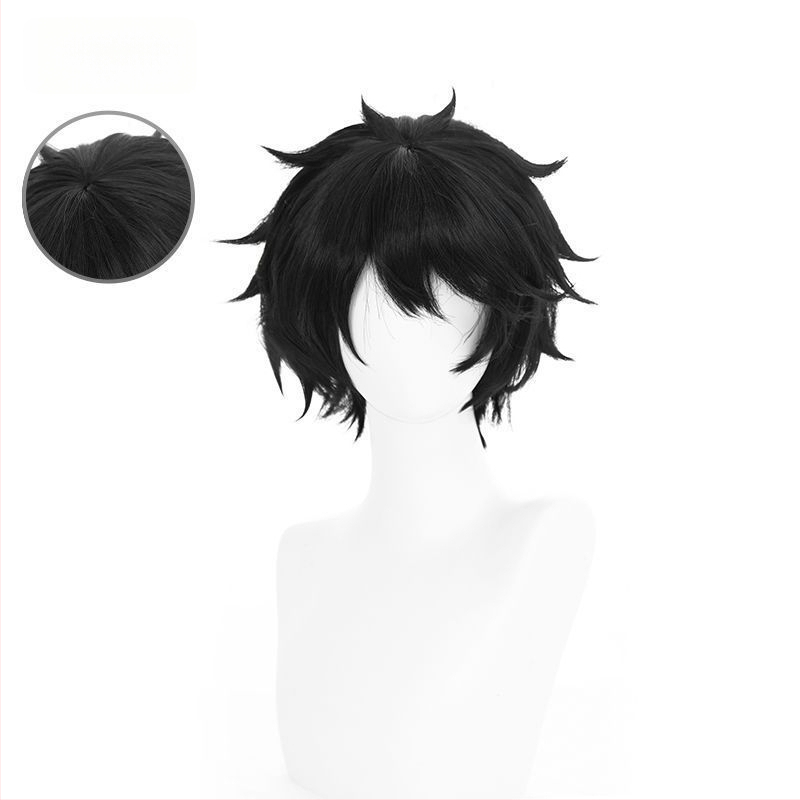 Li Yu Ting cosplay parūka — augstas temperatūras izturības šķiedra, vidēja garuma mati, anime stils