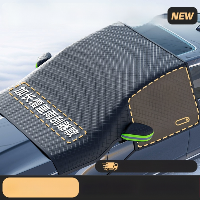 Universaalne auto esiklaasi lume kate, PVC materjal, teleskoopiline paigaldus, lihtne stiil, mudel YD-23D001