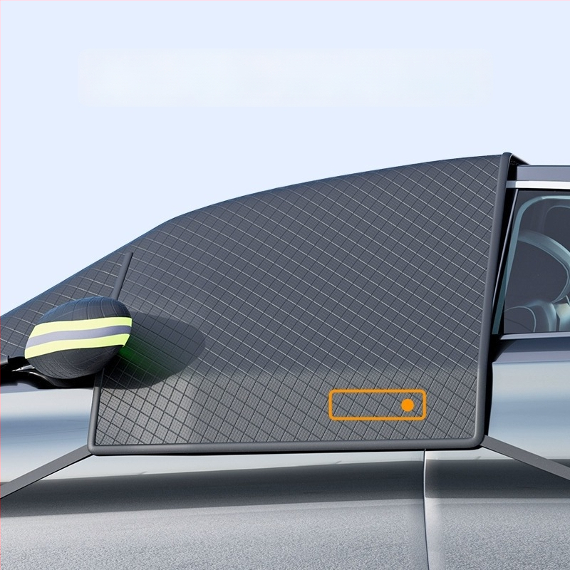 Universaalne auto esiklaasi lume kate, PVC materjal, teleskoopiline paigaldus, lihtne stiil, mudel YD-23D001