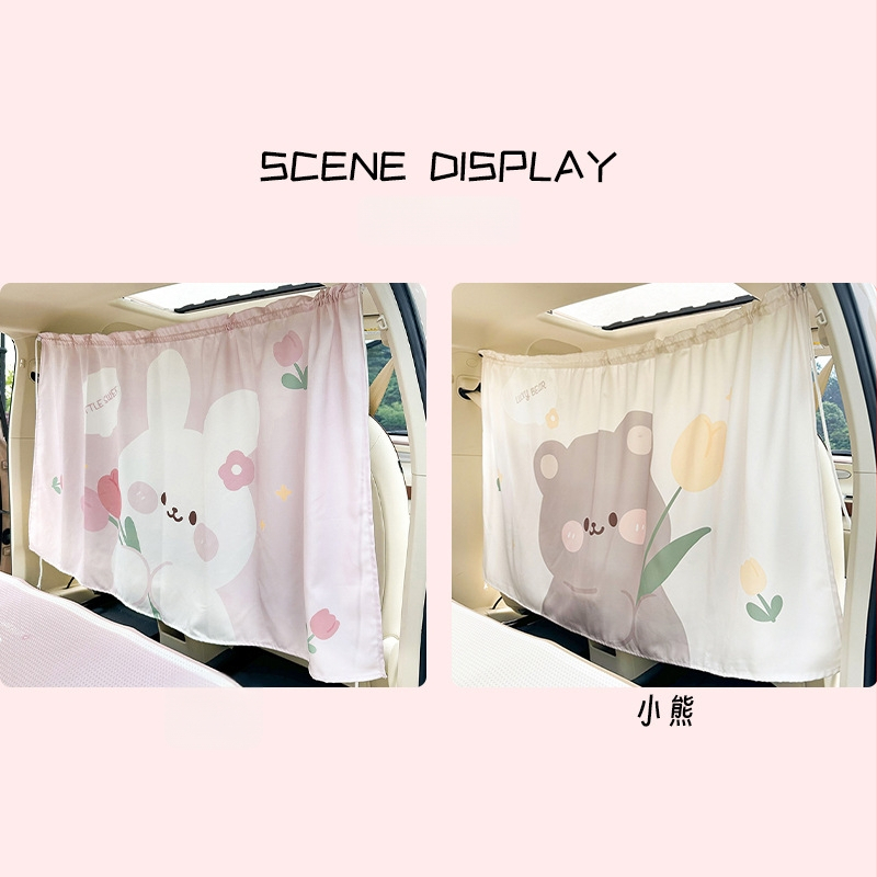 Pakabinama vidaus pertvara automobiliui su šilumos izoliacija, saulės apsauga ir privatumą — audinys, pakabinamas tvirtinimas, universali tinka, Feather cen