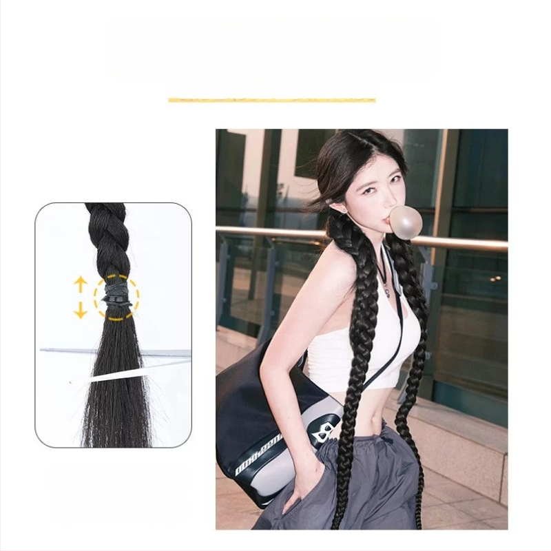 Parukas sabaga: naturaalselt keerdunud pikk ruin, käsitöö, materjal: kõrge temperatuuriga traat, mudel MHBZ, bränd A Thousand Poems