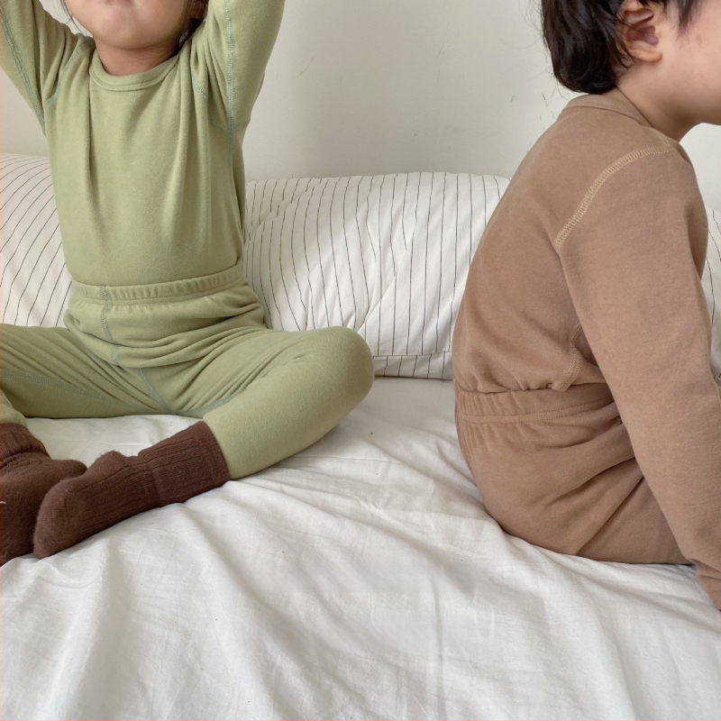 Laste kodukasutuse komplekt, puuvillaseguga 90% puuvill, unisex, 3–8 aastat, sügis-talv